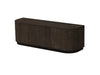 TV-meubel Novero Eikenhout fineer Bruin 140x40x45 cm-TV-meubels-Livingfurn