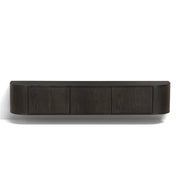 TV-meubel Novero Eikenhout fineer Bruin 180x35x33 cm-TV-meubels-Livingfurn