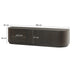 TV-meubel Novero Eikenhout fineer Bruin 180x40x45 cm-TV-meubels-Livingfurn