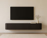 TV-meubel Novero Eikenhout fineer Bruin 220x35x33 cm-TV-meubels-Livingfurn