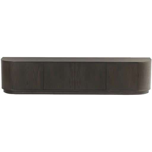 TV-meubel Novero Eikenhout fineer Bruin 220x40x45 cm-TV-meubels-Livingfurn