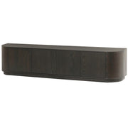 TV-meubel Novero Eikenhout fineer Bruin 220x40x45 cm-TV-meubels-Livingfurn