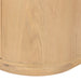 TV-meubel Novero Eikenhout fineer Naturel hout 140x40x45 cm-TV-meubels-Livingfurn