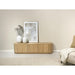 TV-meubel Novero Eikenhout fineer Naturel hout 180x40x45 cm-TV-meubels-Livingfurn