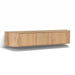TV-meubel Novero Zwevend Eikenhout fineer Naturel hout 180x35x33 cm-TV-meubels-Livingfurn