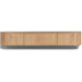 TV-meubel Novero Zwevend Eikenhout fineer Naturel hout 220x35x33 cm-TV-meubels-Livingfurn