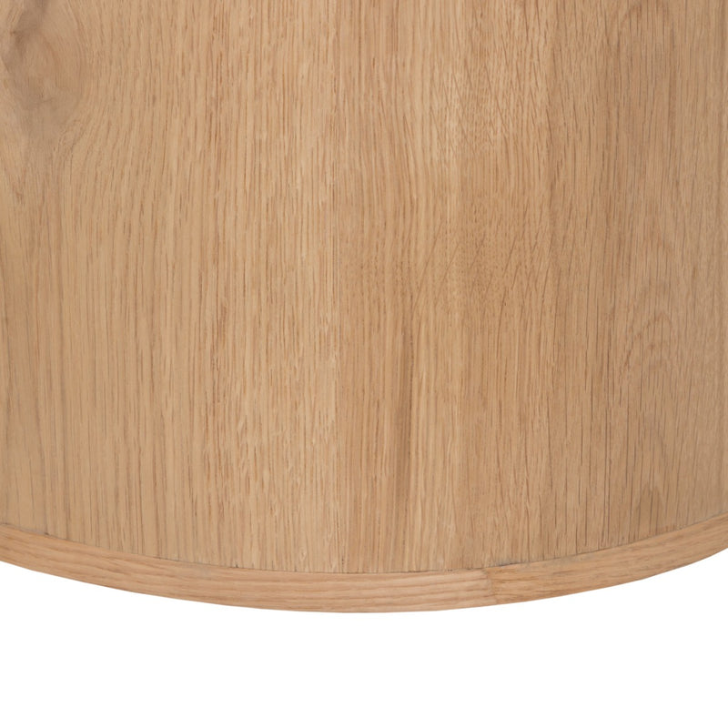 TV-meubel Novero Zwevend Naturel hout 220x35x33 cm-TV-meubels-Livingfurn