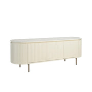 TV-meubel Patou Mangohout Beige 43x170x56 cm-TV-meubels-Livingfurn