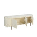 TV-meubel Patou Mangohout Beige 43x170x56 cm-TV-meubels-Livingfurn
