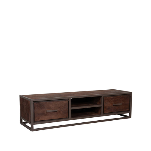 TV-meubel Peru Mangohout Espresso 45x160x40 cm-TV-meubels-LABEL51