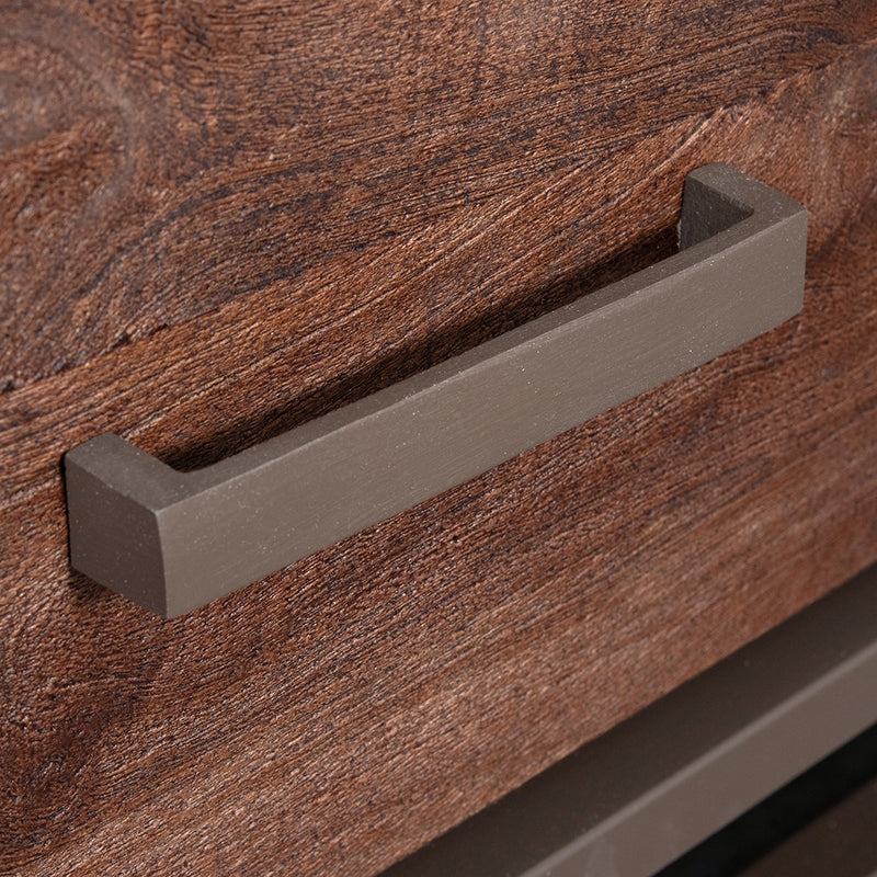 TV-meubel Peru Mangohout Espresso 45x160x40 cm-TV-meubels-LABEL51
