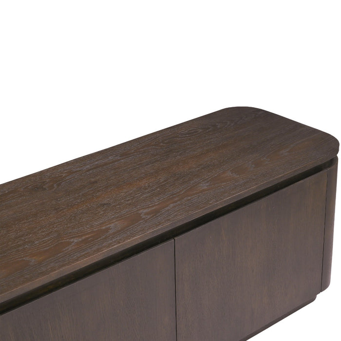 TV-meubel Rivano Eikenhout Fineer Bruin 220cm