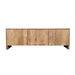 TV-meubel Tense Naturel Mangohout 150x40 cm-TV-meubels-Starfurn