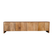 TV-meubel Tense Naturel Mangohout 200x40 cm-TV-meubels-Starfurn