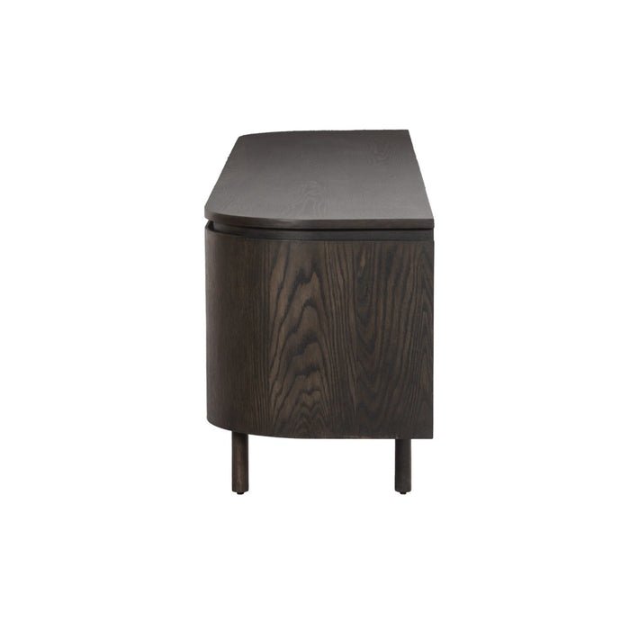 TV-meubel Tobago Eikenhout fineer Bruin 210x43x56 cm-TV-meubels-Livingfurn