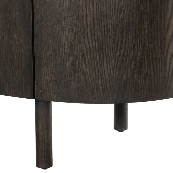 TV-meubel Tobago Eikenhout fineer Bruin 210x43x56 cm-TV-meubels-Livingfurn