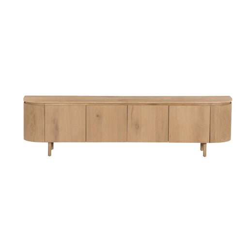 TV-meubel Tobago Eikenhout fineer Naturel hout 210x43x56 cm-TV-meubels-Livingfurn