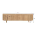 TV-meubel Tobago Eikenhout fineer Naturel hout 210x43x56 cm-TV-meubels-Livingfurn