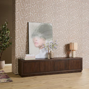 TV-meubel Tv meubel Brussel Bruin 200 cm 200x42x46 cm-TV-meubels-Starfurn
