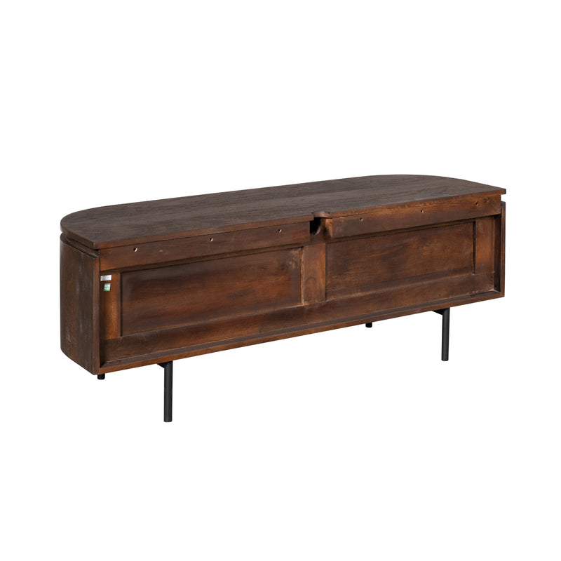 TV-meubel Tv meubel Excellent Bruin 120 cm 120x30x35 cm-TV-meubels-Starfurn