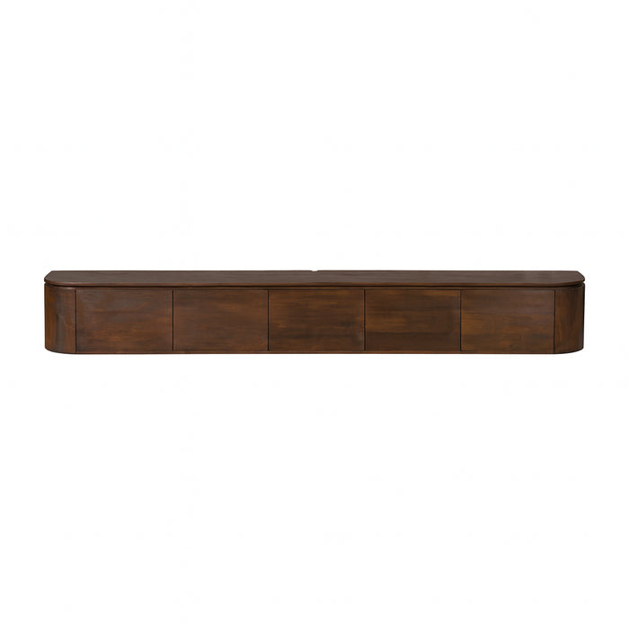 TV-meubel Tv meubel Excellent Bruin 280 cm 280x30x35 cm-TV-meubels-Starfurn
