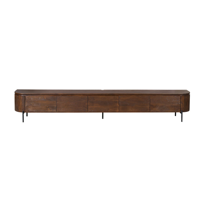 TV-meubel Tv meubel Excellent Bruin 280 cm 280x30x35 cm-TV-meubels-Starfurn