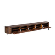 TV-meubel Tv meubel Excellent Bruin 280 cm 280x30x35 cm-TV-meubels-Starfurn