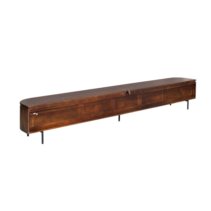TV-meubel Tv meubel Excellent Bruin 280 cm 280x30x35 cm-TV-meubels-Starfurn
