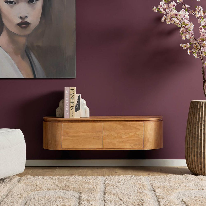 TV-meubel Tv meubel Excellent Naturel 120 cm 120x30x35 cm-TV-meubels-Starfurn