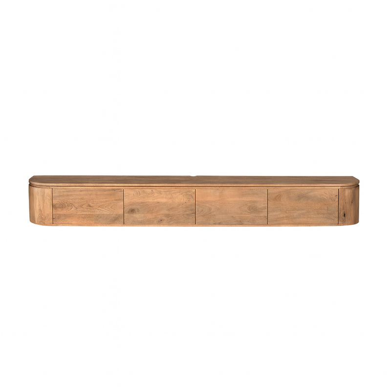 TV-meubel Tv meubel Excellent Naturel 240 cm 240x30x35 cm-TV-meubels-Starfurn