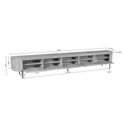 TV-meubel Tv meubel Excellent Naturel 280 cm 280x30x35 cm-TV-meubels-Starfurn