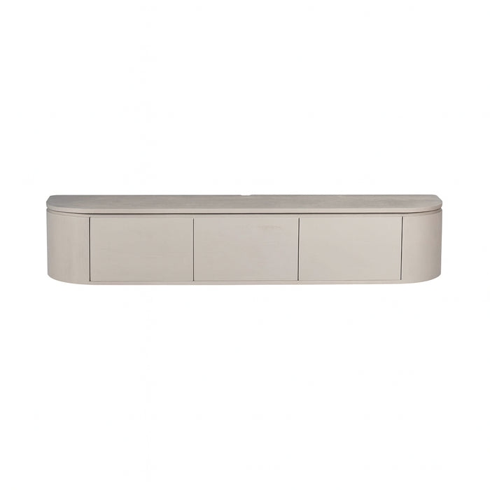 TV-meubel Tv meubel Excellent Taupe 160 cm 160x30x35 cm-TV-meubels-Starfurn