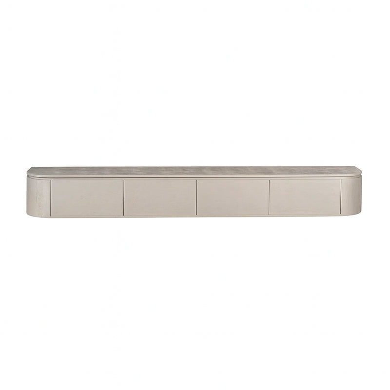 TV-meubel Tv meubel Excellent Taupe 200 cm 200x30x35 cm-TV-meubels-Starfurn