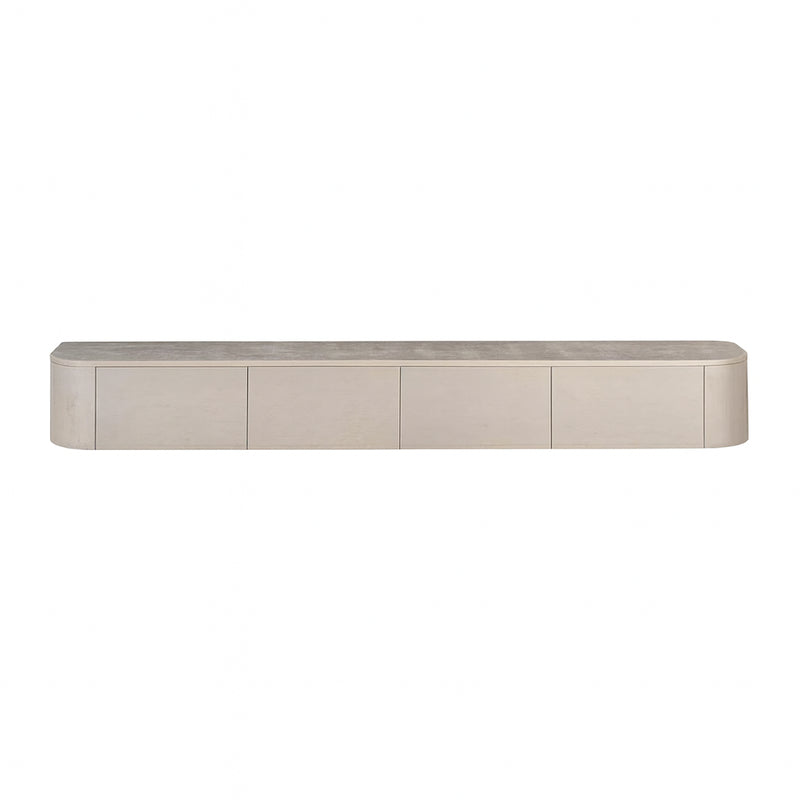 TV-meubel Tv meubel Excellent Taupe 200 cm 200x30x35 cm-TV-meubels-Starfurn