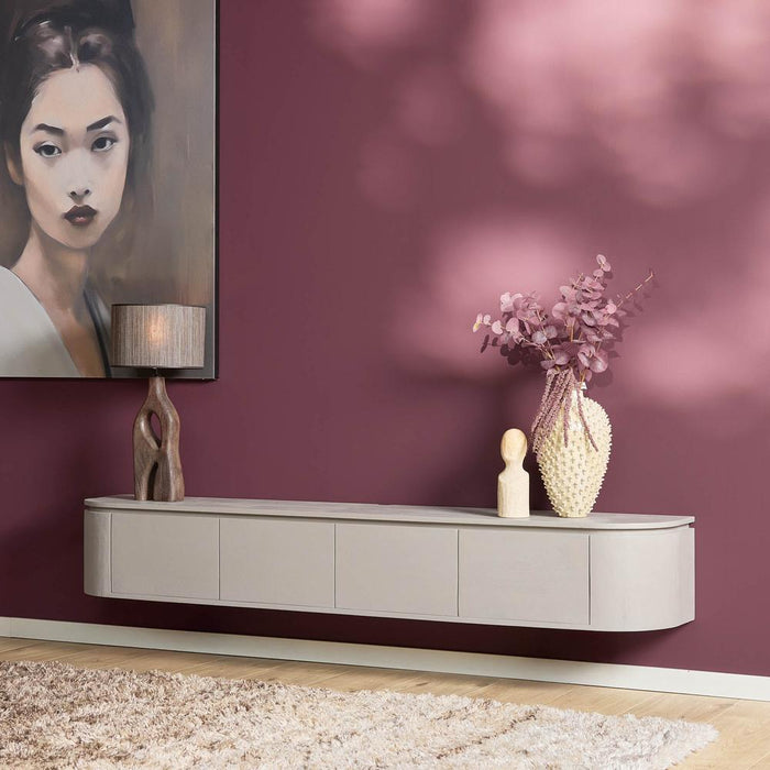 TV-meubel Tv meubel Excellent Taupe 200 cm 200x30x35 cm-TV-meubels-Starfurn