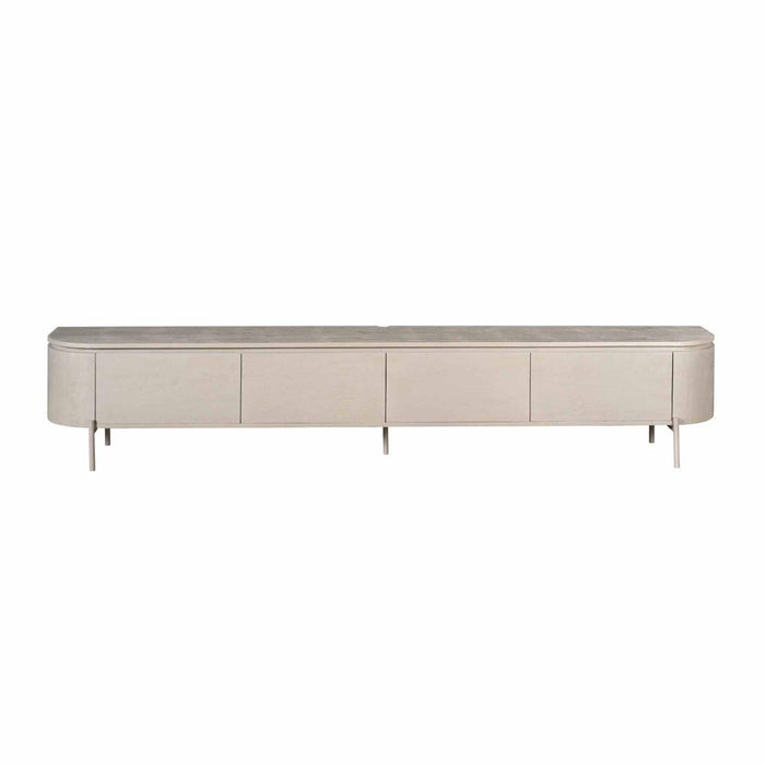 TV-meubel Tv meubel Excellent Taupe 240 cm 240x30x35 cm-TV-meubels-Starfurn