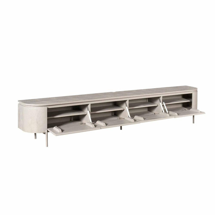 TV-meubel Tv meubel Excellent Taupe 240 cm 240x30x35 cm-TV-meubels-Starfurn