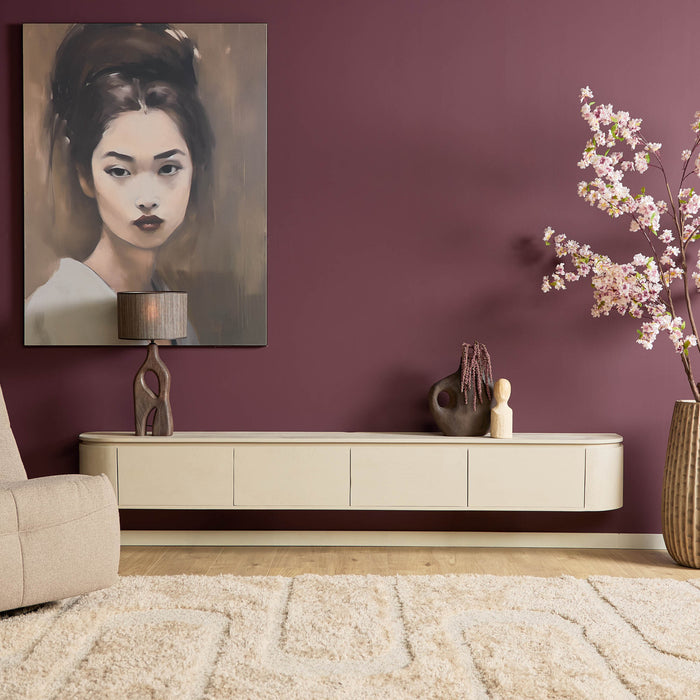 TV-meubel Tv meubel Excellent Zand 240 cm 240x30x35 cm-TV-meubels-Starfurn