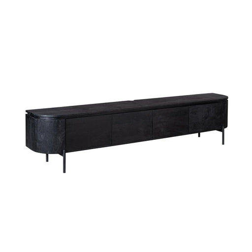 TV-meubel Tv meubel Excellent Zwart 200 cm 200x30x35 cm-TV-meubels-Starfurn