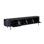 TV-meubel Tv meubel Excellent Zwart 200 cm 200x30x35 cm-TV-meubels-Starfurn