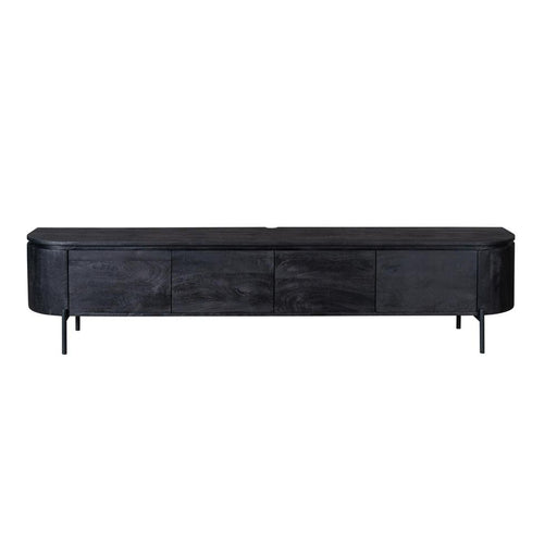 TV-meubel Tv meubel Excellent Zwart 200 cm 200x30x35 cm-TV-meubels-Starfurn
