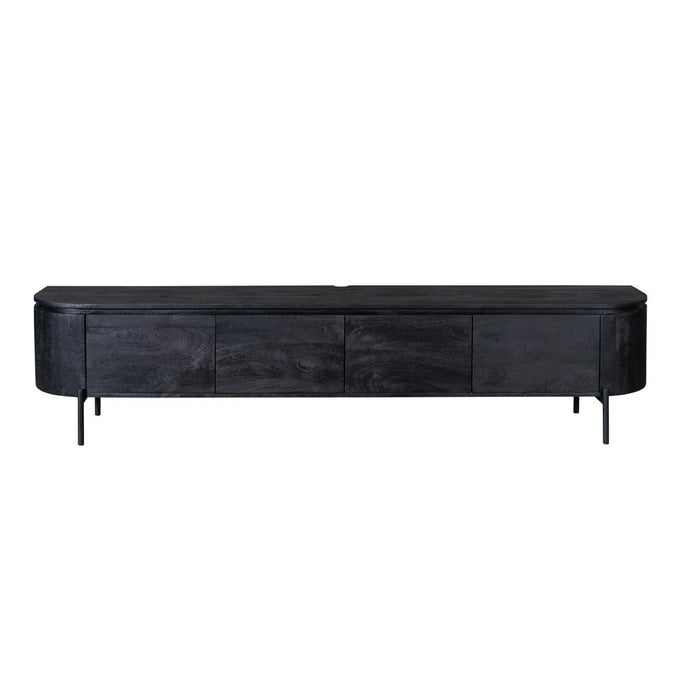 TV-meubel Tv meubel Excellent Zwart 200 cm 200x30x35 cm-TV-meubels-Starfurn