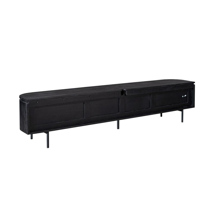 TV-meubel Tv meubel Excellent Zwart 240 cm 240x30x35 cm-TV-meubels-Starfurn