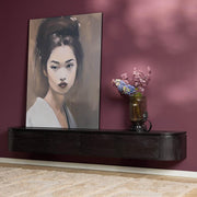 TV-meubel Tv meubel Excellent Zwart 240 cm 240x30x35 cm-TV-meubels-Starfurn