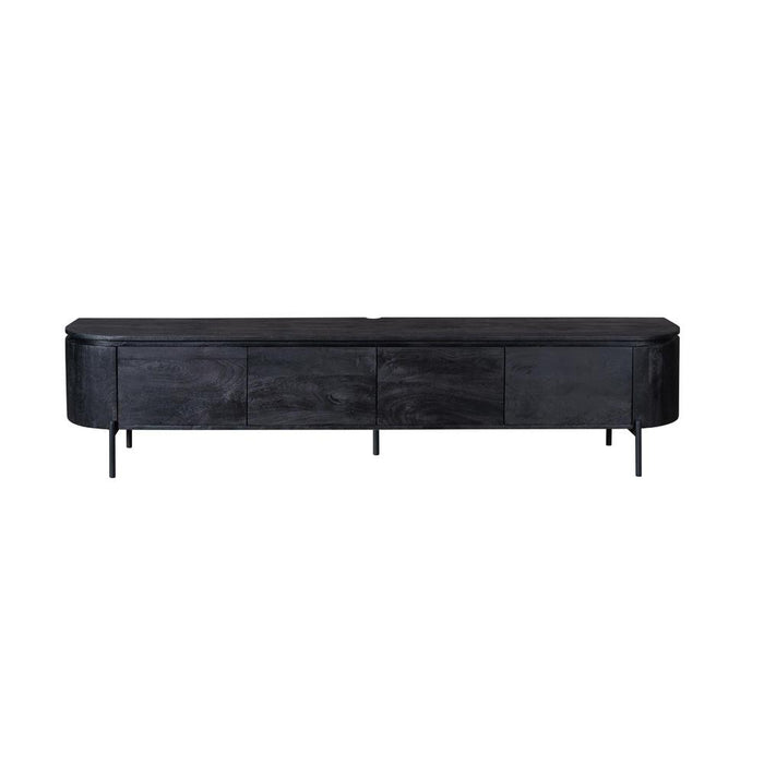TV-meubel Tv meubel Excellent Zwart 240 cm 240x30x35 cm-TV-meubels-Starfurn