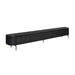TV-meubel Tv meubel Excellent Zwart 280 cm 280x30x35 cm-TV-meubels-Starfurn