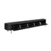 TV-meubel Tv meubel Excellent Zwart 280 cm 280x30x35 cm-TV-meubels-Starfurn