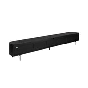 TV-meubel Tv meubel Excellent Zwart 280 cm 280x30x35 cm-TV-meubels-Starfurn