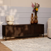 TV-meubel Tv meubel Madison Bruin 165 cm 165x45x55 cm-TV-meubels-Starfurn