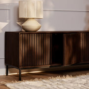TV-meubel Tv meubel Madison Bruin 165 cm 165x45x55 cm-TV-meubels-Starfurn